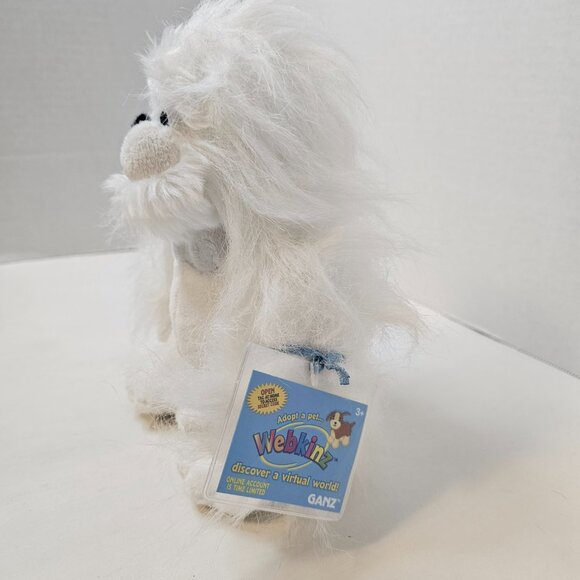 Ganz Webkinz Snow Yeti Plush White Abominable Snowman Stuffed Animal Toy Code - Picture 3 of 13